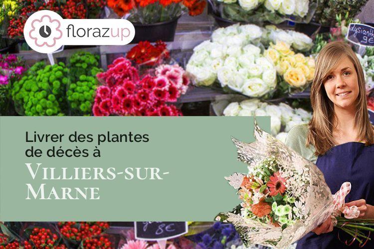 gerbes de fleurs pour des obsèques à Villiers-sur-Marne (Val-de-Marne/94350)