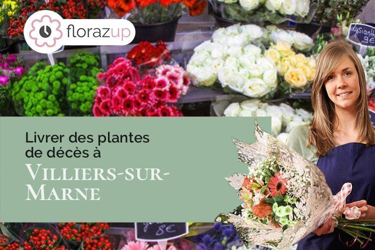 gerbes de fleurs pour des obsèques à Villiers-sur-Marne (Val-de-Marne/94350)