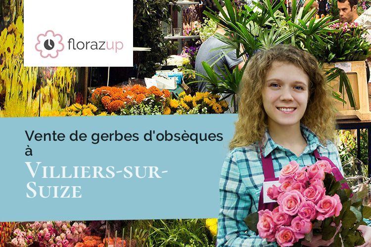 bouquets de fleurs pour des obsèques à Villiers-sur-Suize (Haute-Marne/52210)