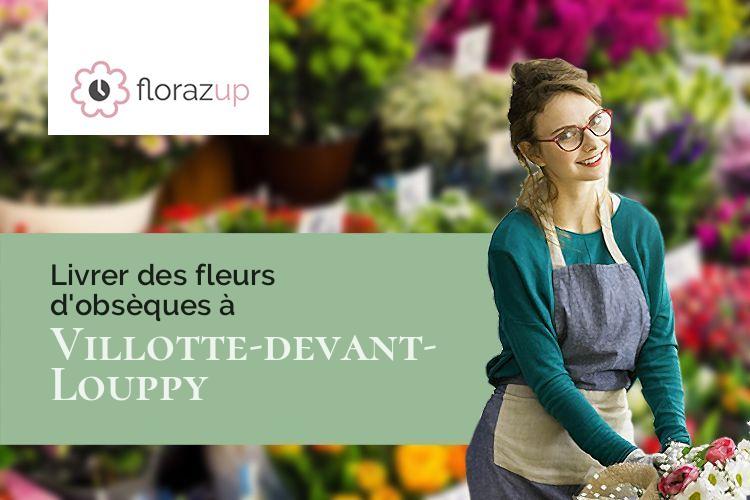 compositions de fleurs pour des obsèques à Villotte-devant-Louppy (Meuse/55250)