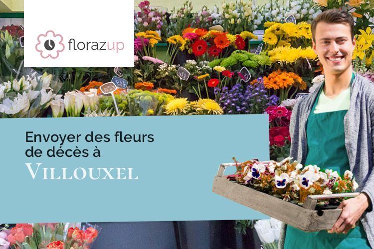 coupes de fleurs pour des funérailles à Villouxel (Vosges/88350)