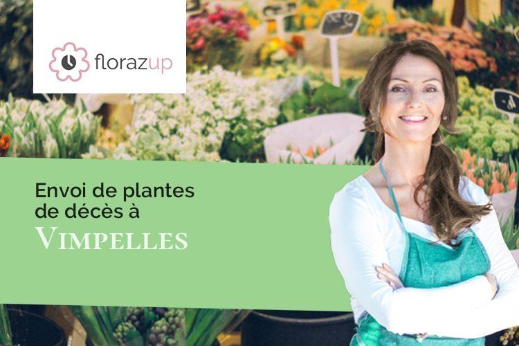 créations florales pour un décès à Vimpelles (Seine-et-Marne/77520)