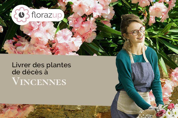 compositions de fleurs pour un enterrement à Vincennes (Val-de-Marne/94300)