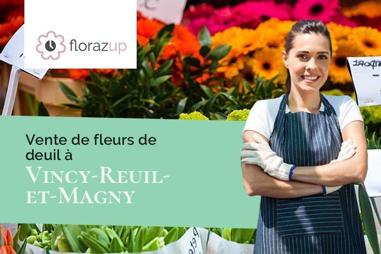 coupes de fleurs pour des obsèques à Vincy-Reuil-et-Magny (Aisne/02340)