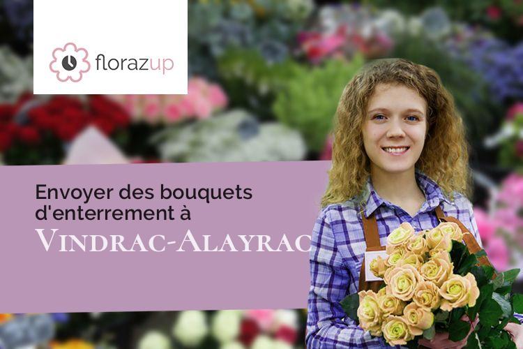 compositions de fleurs pour des funérailles à Vindrac-Alayrac (Tarn/81170)
