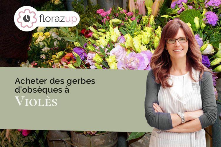 plantes pour des funérailles à Violès (Vaucluse/84150)