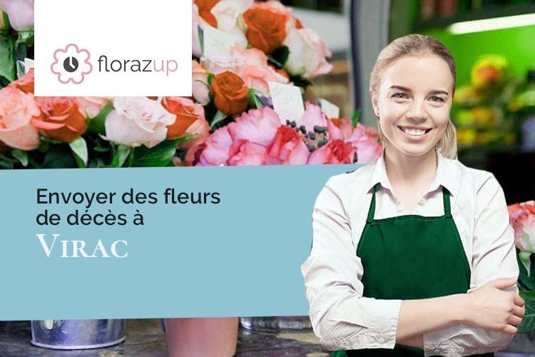 compositions de fleurs pour une crémation à Virac (Tarn/81640)