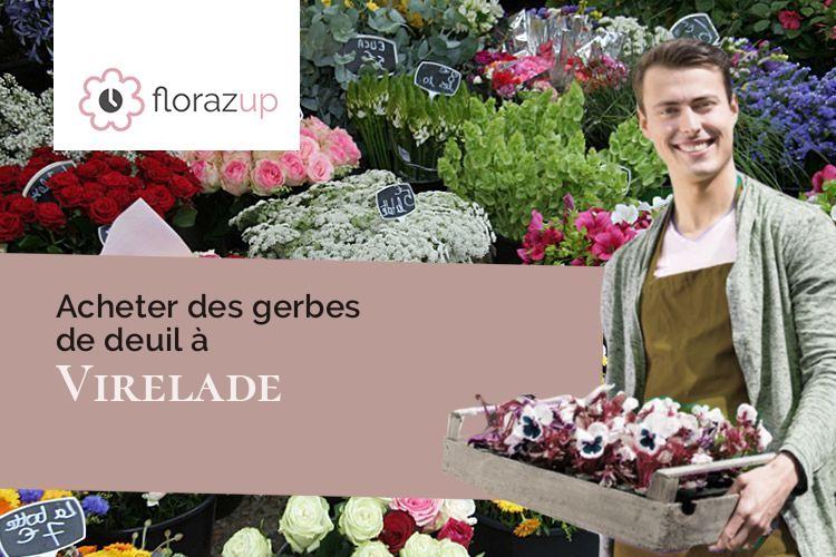 fleurs deuil pour une crémation à Virelade (Gironde/33720)