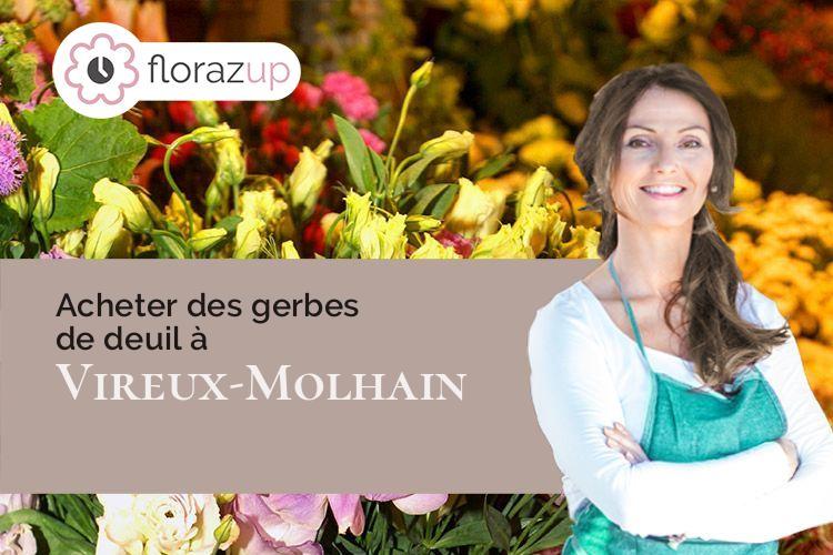 gerbes de fleurs pour un enterrement à Vireux-Molhain (Ardennes/08320)
