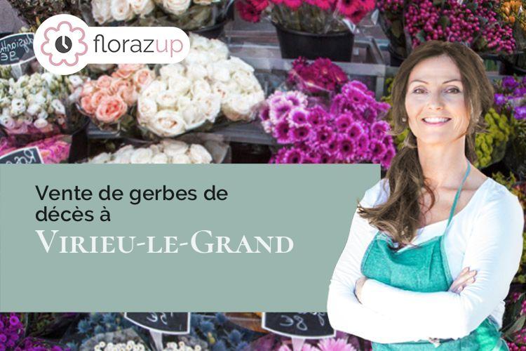 bouquets de fleurs pour une crémation à Virieu-le-Grand (Ain/01510)