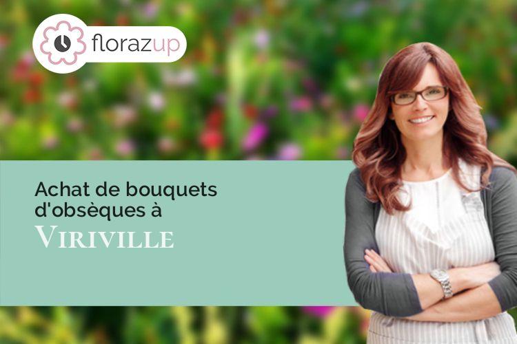 compositions florales pour des obsèques à Viriville (Isère/38980)