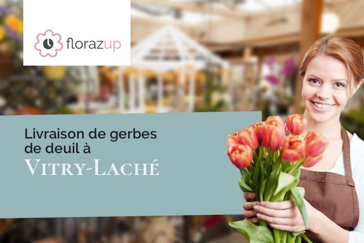 fleurs deuil pour un décès à Vitry-Laché (Nièvre/58420)