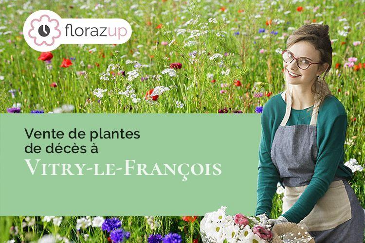 compositions florales pour une crémation à Vitry-le-François (Marne/51300)
