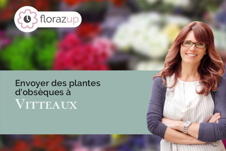 couronnes florales pour un décès à Vitteaux (Côte-d'Or/21350)