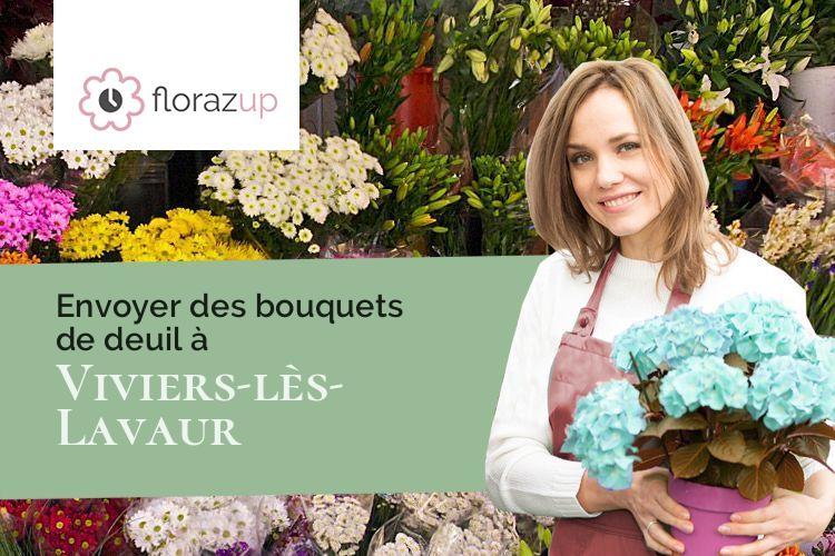 fleurs deuil pour des funérailles à Viviers-lès-Lavaur (Tarn/81500)