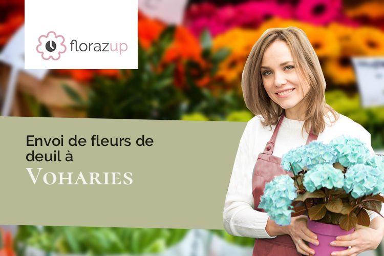 bouquets de fleurs pour une crémation à Voharies (Aisne/02140)