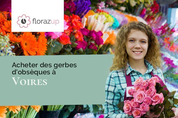 coupes de fleurs pour un deuil à Voires (Doubs/25580)