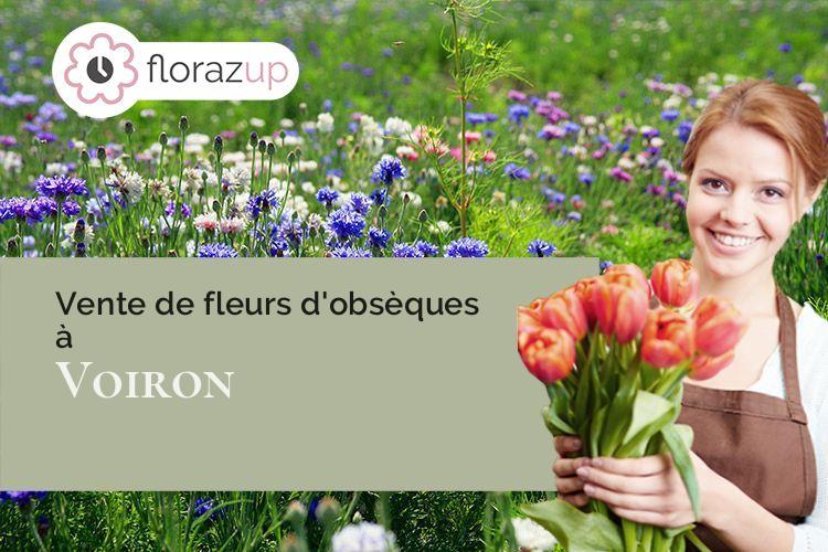fleurs deuil pour une crémation à Voiron (Isère/38500)