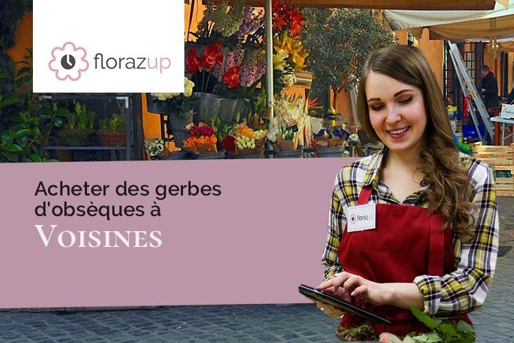 couronnes florales pour un décès à Voisines (Yonne/89260)