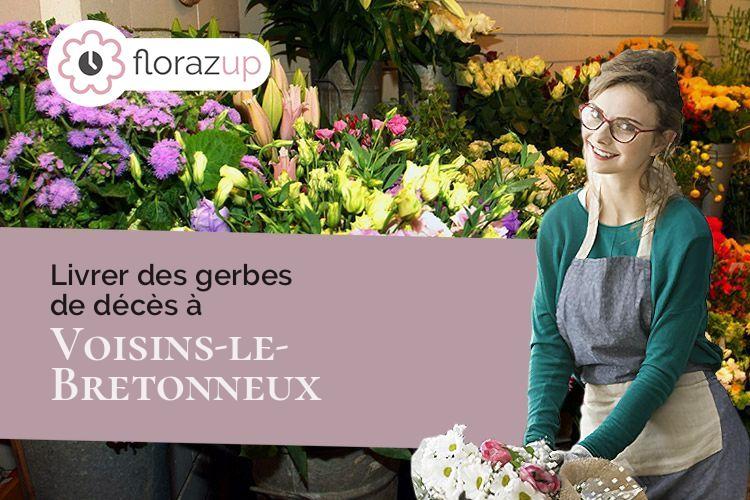 coupes de fleurs pour un décès à Voisins-le-Bretonneux (Yvelines/78960)