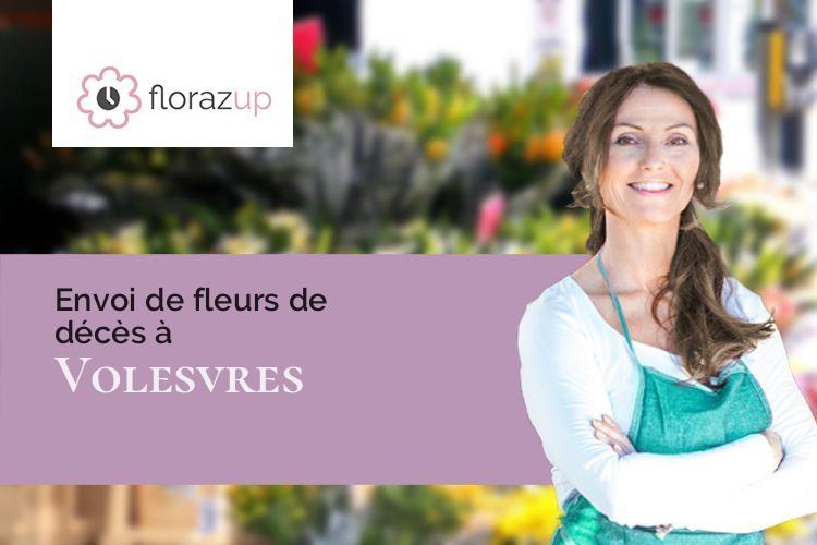 couronnes florales pour un enterrement à Volesvres (Saône-et-Loire/71600)