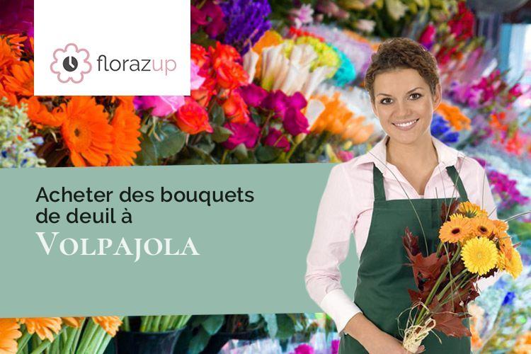 créations florales pour des funérailles à Volpajola (Corse/20290)