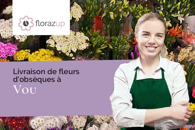 créations de fleurs pour une crémation à Vou (Indre-et-Loire/37240)