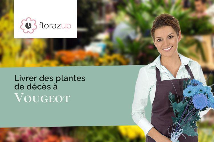 coupes de fleurs pour un décès à Vougeot (Côte-d'Or/21640)