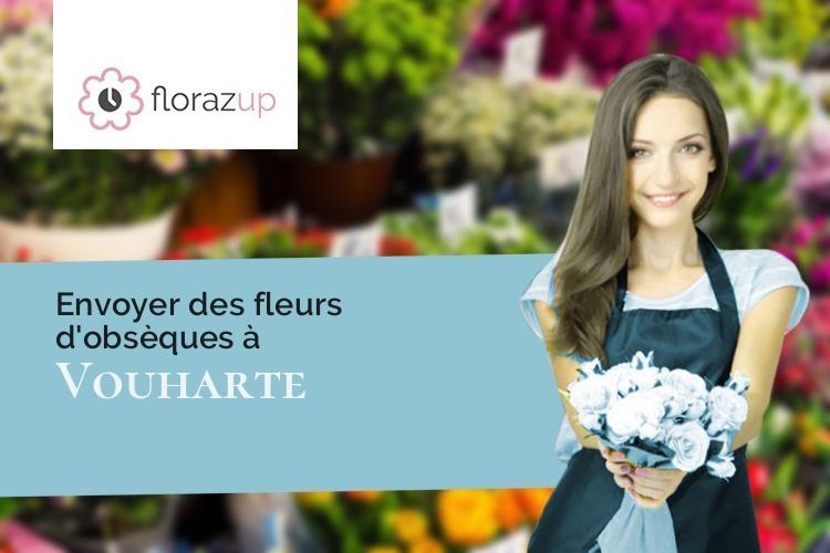 bouquets de fleurs pour des obsèques à Vouharte (Charente/16330)