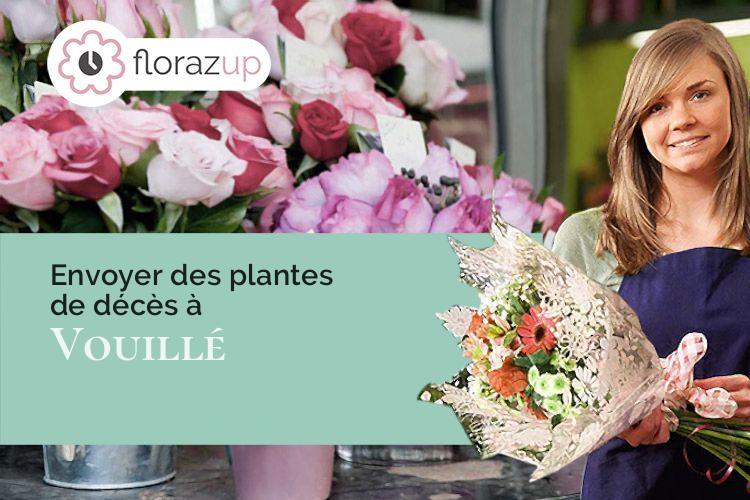 coupes de fleurs pour une crémation à Vouillé (Vienne/86190)