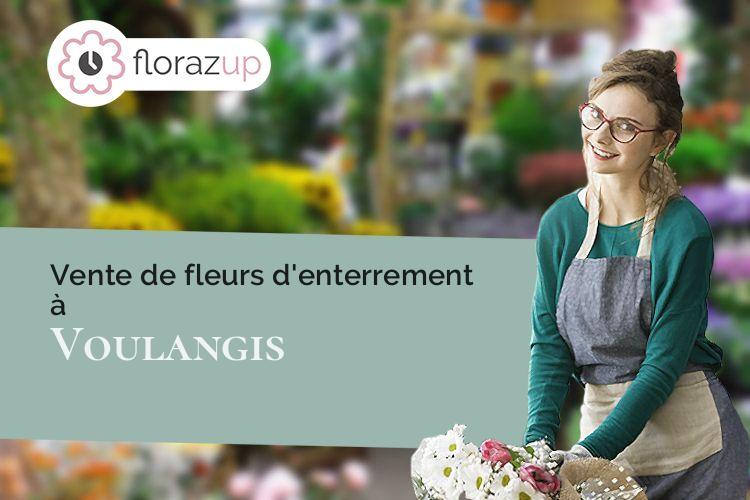 compositions florales pour un enterrement à Voulangis (Seine-et-Marne/77580)