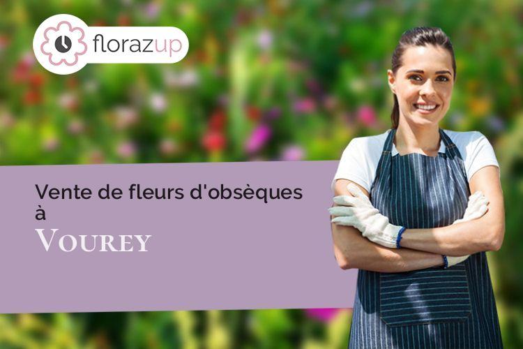 croix de fleurs pour une crémation à Vourey (Isère/38210)