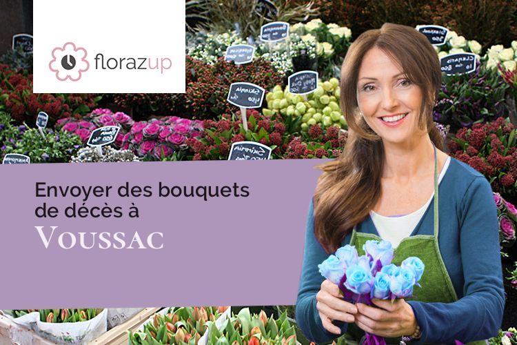 compositions florales pour des obsèques à Voussac (Allier/03140)