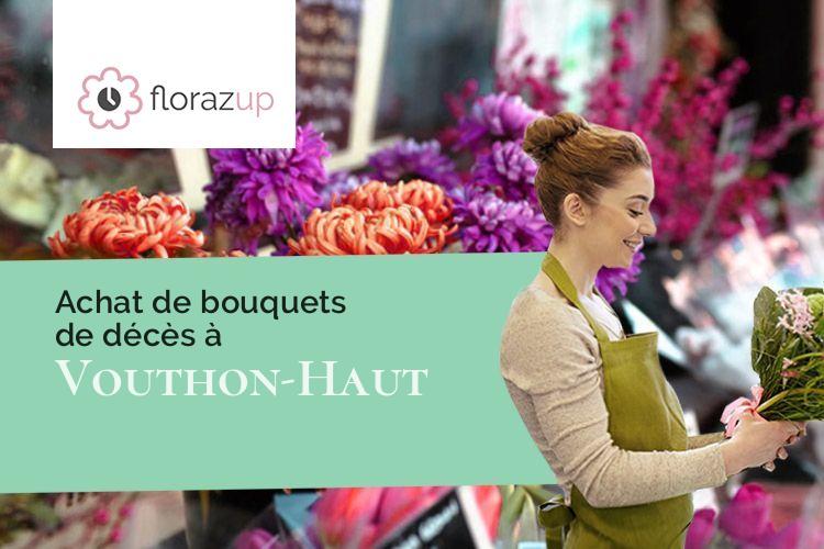 bouquets de fleurs pour un deuil à Vouthon-Haut (Meuse/55130)