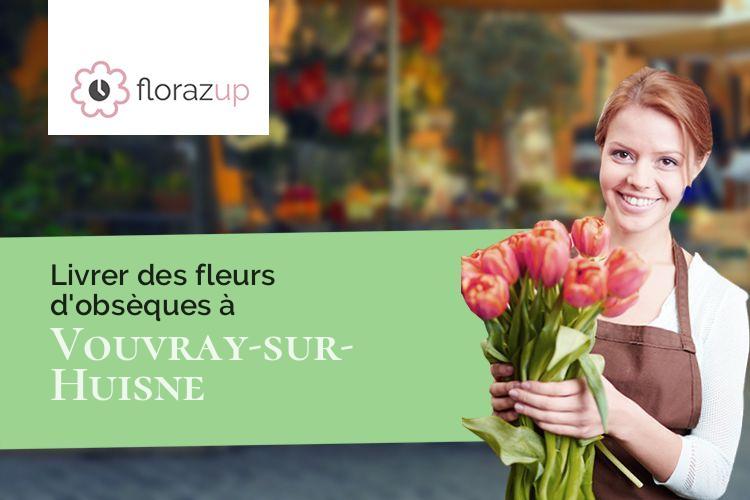 gerbes de fleurs pour un décès à Vouvray-sur-Huisne (Sarthe/72160)