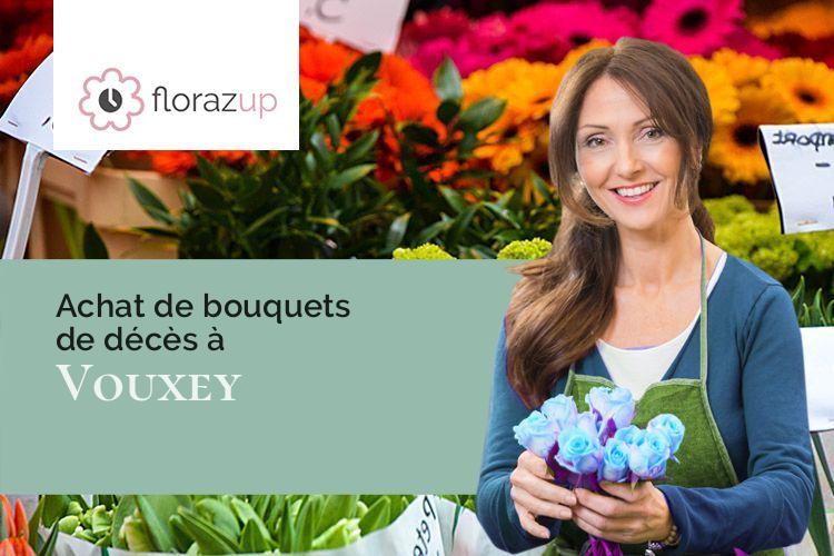bouquets de fleurs pour des funérailles à Vouxey (Vosges/88170)