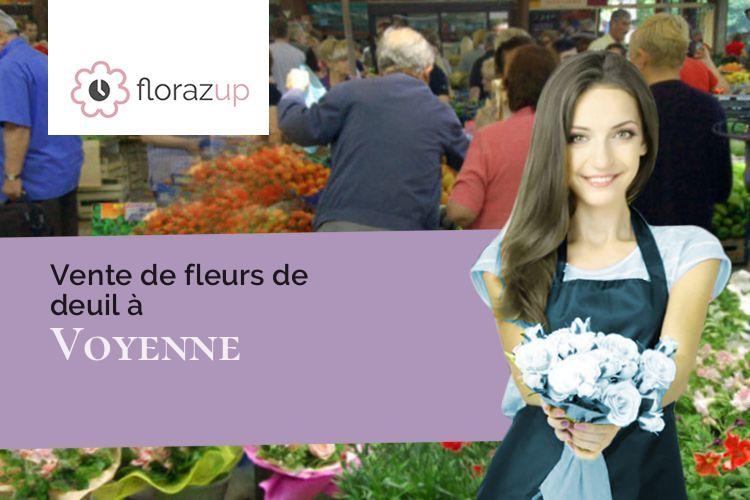 créations de fleurs pour des funérailles à Voyenne (Aisne/02250)