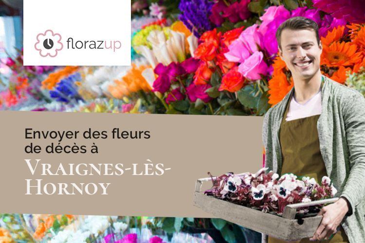 bouquets de fleurs pour des obsèques à Vraignes-lès-Hornoy (Somme/80640)