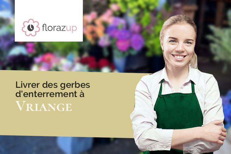 gerbes de fleurs pour un décès à Vriange (Jura/39700)