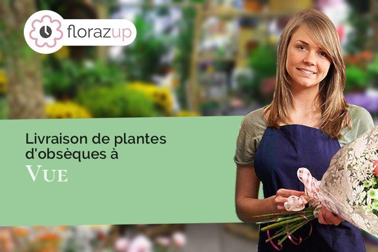 créations de fleurs pour un décès à Vue (Loire-Atlantique/44640)