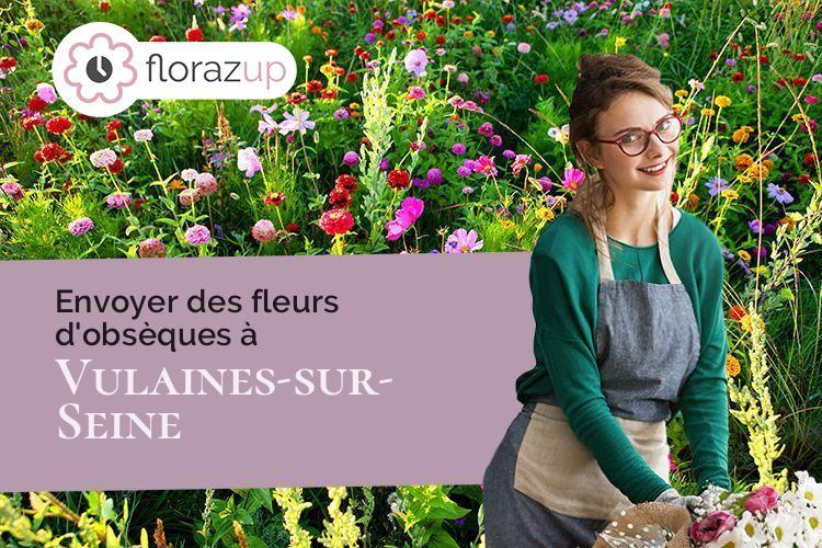 créations florales pour un deuil à Vulaines-sur-Seine (Seine-et-Marne/77870)
