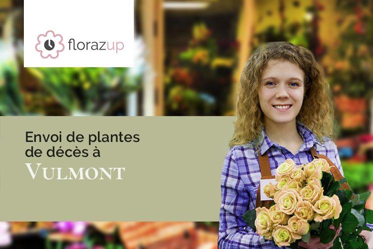 couronnes florales pour un enterrement à Vulmont (Moselle/57420)