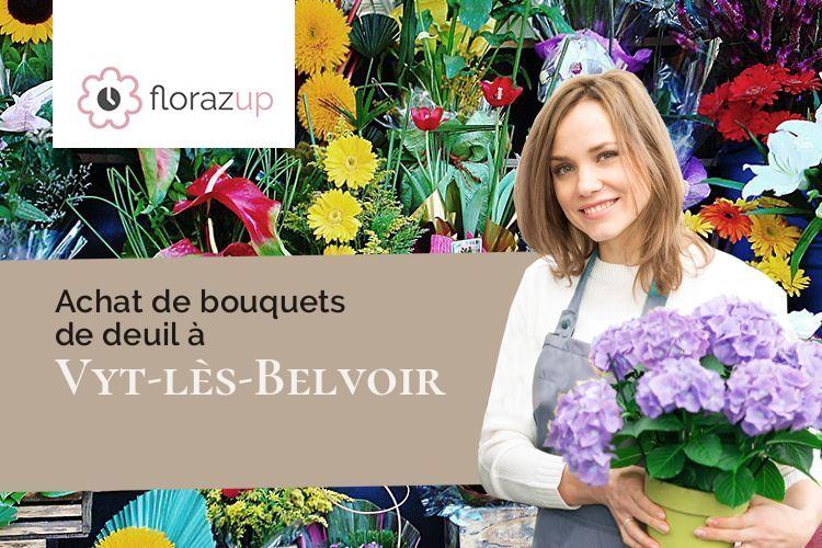 compositions de fleurs pour un décès à Vyt-lès-Belvoir (Doubs/25430)
