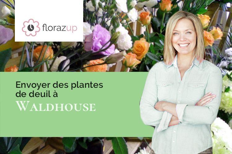 compositions florales pour un enterrement à Waldhouse (Moselle/57720)