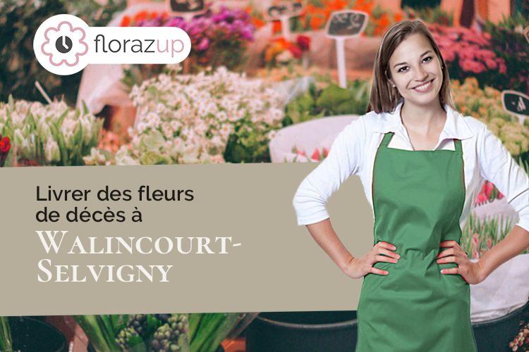 créations florales pour une crémation à Walincourt-Selvigny (Nord/59127)