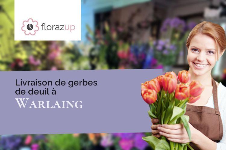 coupes de fleurs pour un enterrement à Warlaing (Nord/59870)