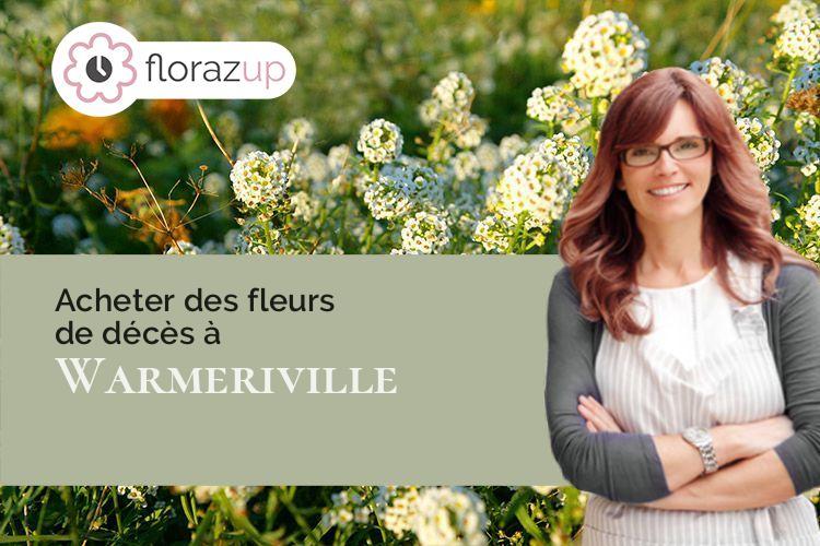 gerbes de fleurs pour des obsèques à Warmeriville (Marne/51110)
