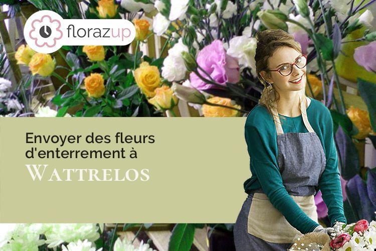 créations de fleurs pour des obsèques à Wattrelos (Nord/59150)