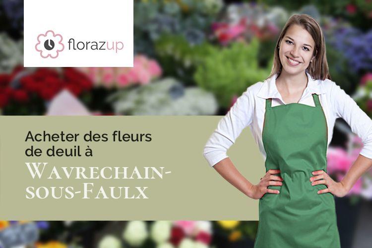 bouquets de fleurs pour des obsèques à Wavrechain-sous-Faulx (Nord/59111)