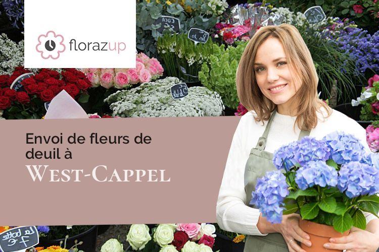 bouquets de fleurs pour des obsèques à West-Cappel (Nord/59380)